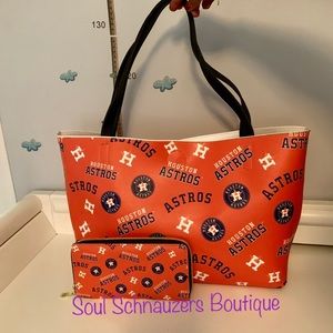Houston Astros Tote Bag and wallet (set)